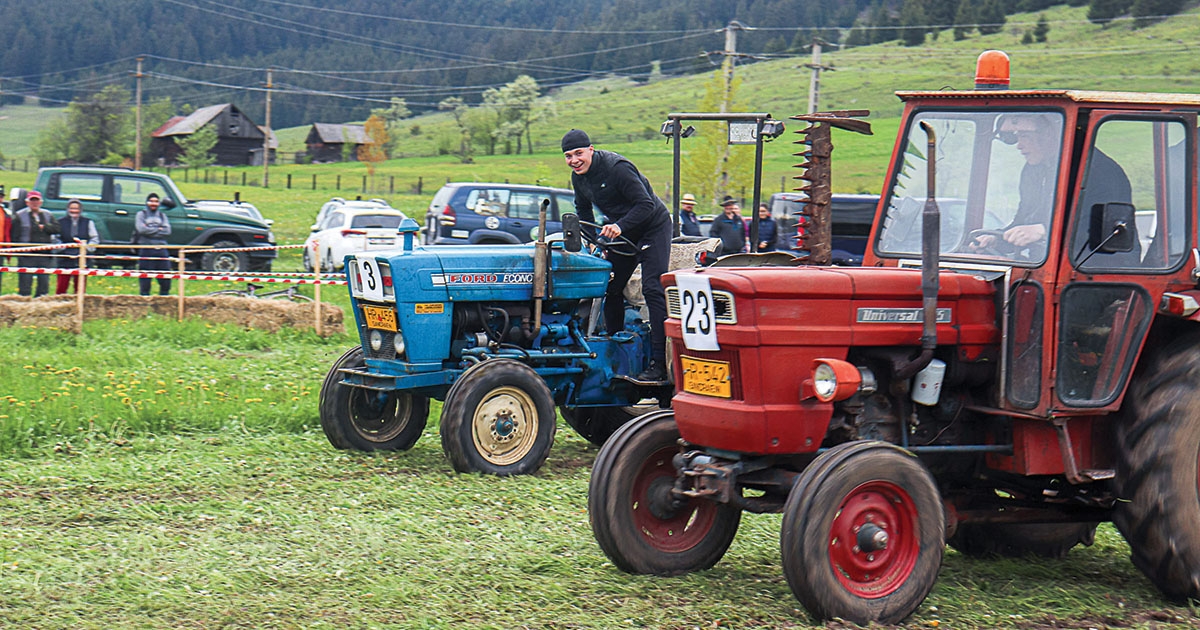 Traktoros vetélkedő